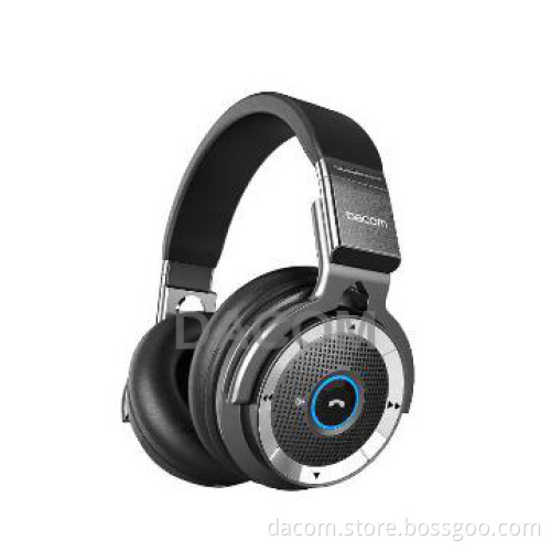 stereo bluetooth headphones for computer accessories with dual-mic
